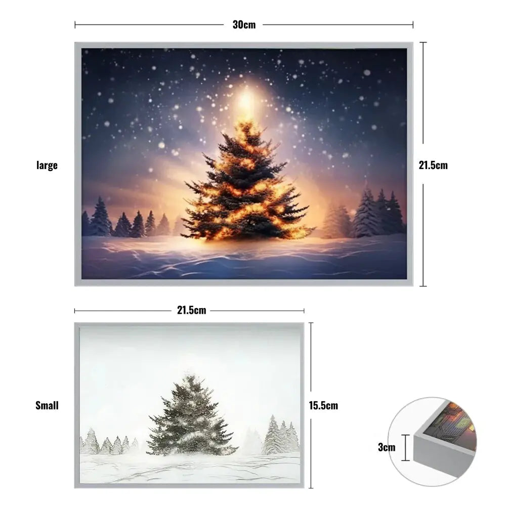 Christmas Tree LED Painting